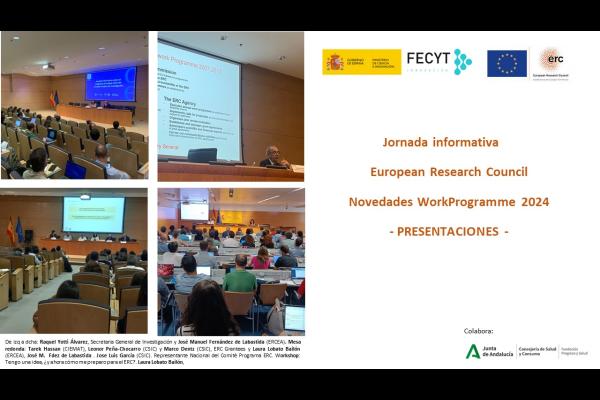 PRESENTACIONES INFODAY ERC 2024 