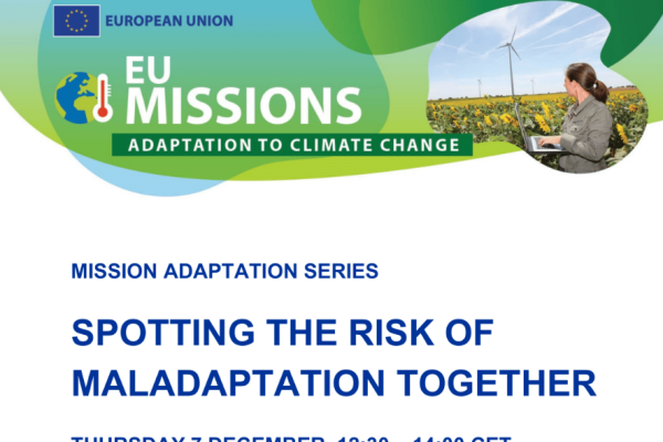 Webinario “Spotting the risk of maladaptation together” 