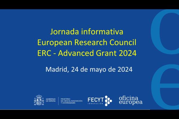 Jornada Informativa nacional ERC-AdG-2024