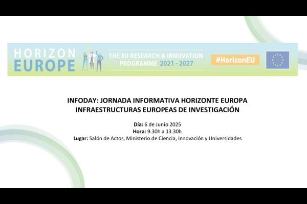 JORNADA INFORMATIVA HORIZONTE EUROPA INFRAESTRUCTURAS