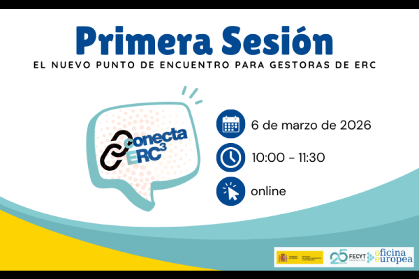 Cartel Conecta ERC - Primera sesión