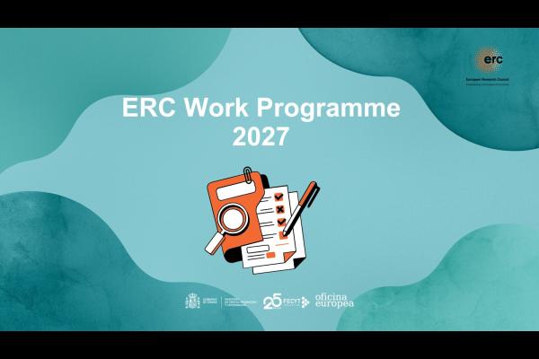 Apertura convocatoria ERC Starting Grant 2026 y webinar de apoyo ...