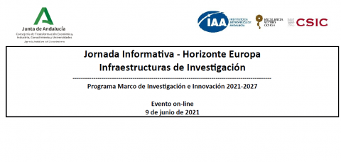 Jornada Horizonte Europa - Infraestructuras de Investigación (Andalucía)