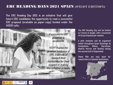 ERC Reading Days 2021 Spain (pilot edition)
