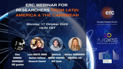 ERC webinar for researchers from Latin America and the Caribbean