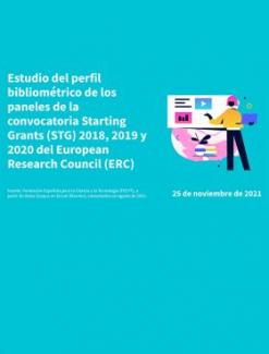 Estudio del perfil bibliométrico Grantees Starting Grants (STG) 2018-2020 del European Research Council (ERC)