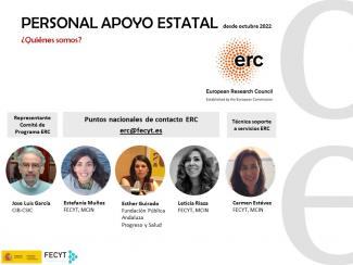 personal apoyo programa ERC en España