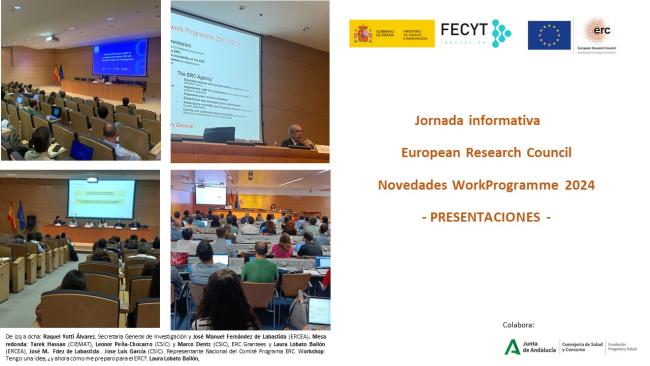 PRESENTACIONES INFODAY ERC 2024 